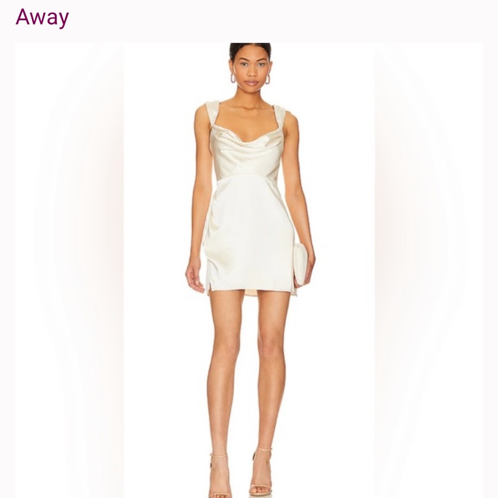 Runaway the Label Havannah Mini Dress in Ivory